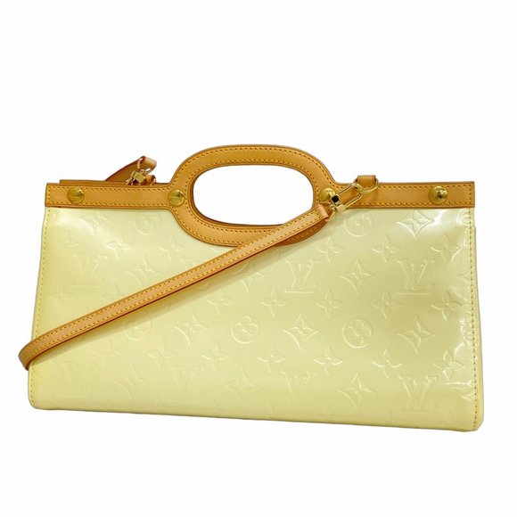 Louis Vuitton Vernis Roxbury Drive Handbag M91374 Pearl Women's P1242518 - Picture 1 of 9